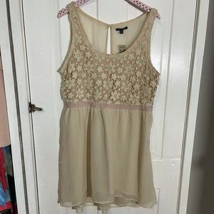 AEO Cute Mini Dress with Crochet